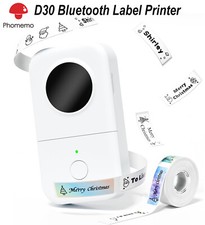 Phomemo D30 Label Maker Machine Bluetooth Thermal Mini Label Printer Sticker Lot picture