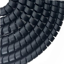 Spiral Wrap Hose Cable Protector Safe Pre Cut 1.25