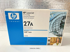 HP 27A Black Toner Cartridge C4127A OEM NEW Genuine Sealed Laserjet 4000 4050 picture