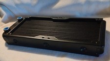 Shott Tech RAD240A Aluminum Water Cooling Radiator, 240mm, Slim Dual, Black picture