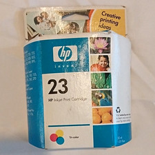 HP 23 Tri-Color Genuine/Original Inkjet Ink Cartridge 30 ml (1.0 fl oz) 2006 picture