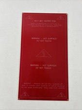 RepRap PCB MK1 Heatbed 11”X 6” - 12 Volt With Tab for 3D Printer Made in USA picture