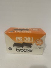 Genuine Brother PC-301 2PK Black Fax Printing Cartridges OEM New Open Box picture