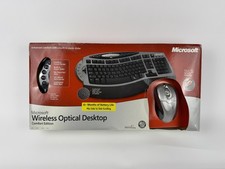 Microsoft Wireless Optical Desktop Comfort Edition Keyboard Mouse Combo Sealed picture