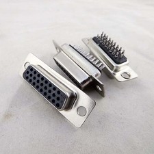 10x D-SUB DB26 26 Pin Female 3 Rows Solder Type Straight Adapter Connector DB26F picture
