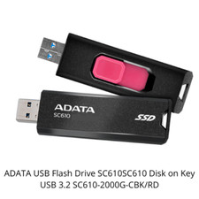 ADATA USB Flash Drive SC610SC610 Disk on Key USB 3.2 SC610-2000G-CBK/RD picture