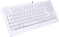 Professional 104 Mechanical Gaming Keyboard K23 Rainbow Backlight Full Key White picture