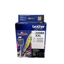 Genuine Brother LC209BK Innobella Super High Yield XXL Black Ink Expired 3/2022 picture