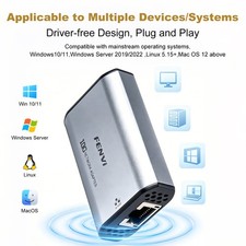 10G USB-C to RJ45 Ethernet Adapter RTL8159 10Gbps Network Card for Windows Linux picture