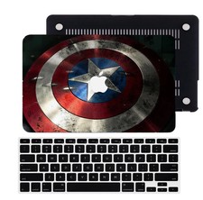 2in1 Captain America Shield  Hard Case Cover For 16