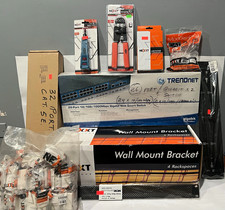 TRENDnet 26-Port Switch 32-Port Patch Panel 4U Wall Rack Kit Tools Management picture