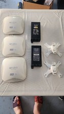 Lot of 3 Aruba AP-215 APIN0215  WiFi 5 PoE WAP with PoE Injectors and Stands picture