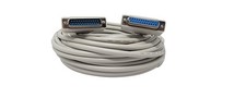50 Foot DB25 25 Pin Serial Port Cable Male To Female RS232 PC Cord Extension picture