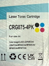 CRG075-4PK toner cartridges Compatible with Canon MF665Cdw | MF663Cdw | MF662Cdw picture