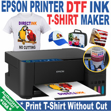 Epson Printer with DTF ink Heat Transfer Print Cotton T-Shirt Transfer Bundle, picture