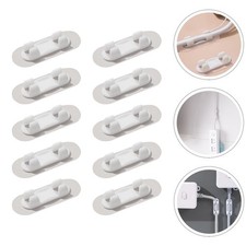 10Pcs Plastic Adhesive Cable Clips Durable Wire Organizers Convenient for Home picture