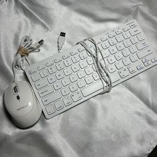Macally Wired USB Keyboard and Mouse Set - Mac Compatible Tested & Working picture