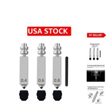 3D Printing Essential: Kobra X Nozzles 3PK with Quick-Detachable Design & Covers picture