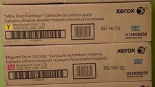 New Genuine Xerox Drum Cartridges WC 7120 013R00658 Yellow 013R00659 Magenta picture