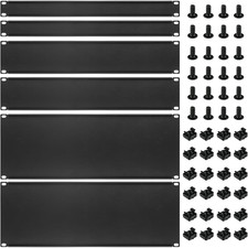 6 Pcs 1U,2U,4U Blank Panel Metal Rack Mount, 19 Inches, Filler Panel Mount picture