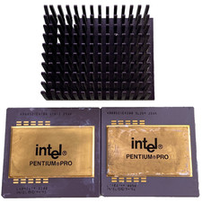 Intel Pentium Pro CPU Processor KB80521EX180 180MHz 200MHz 256K L2 Socket 8 Lot2 picture