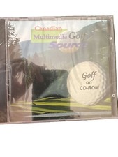 Vintage Canadian Multimedia GOLF Source PC CD-ROM, 1998 Sealed, Windows 95, NEW picture