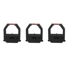 3Pcs Reusable Black Ribbon for Time Recorder Parts with Wide Compatibility picture
