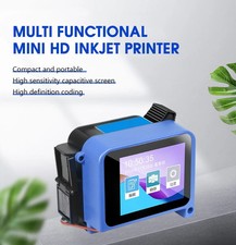 Mini Handheld Inkjet Printer 12.7mm Date Code QR Barcode Batch Number Coder TIJ picture