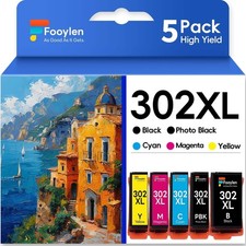 5PK Compatible With 302XL Ink Cartridge For Epson Expression XP-6000 XP-6100 picture