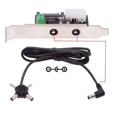 Motherboard SATA/IDE Power to DC 12V/5V Jumper Power Supply Adapter picture