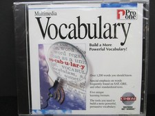 Multimedia Vocabulary, PC, CD-ROM, IBM Windows, Pro One, '96, New in Shrink Wrap picture