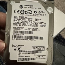 Hitachi 320G 720 0RPM HTS541612J9SA00 Internal 2.5 Inch SATA Notebook Hard Drive picture