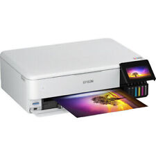 Epson EcoTank Photo ET-8550 Color Inkjet All-In-One Printer - White picture