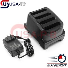 SAC-TC2Y-4SCHG-01 4-Slot Battery Charger Cradle For ZEBRA TC21 TC26 w/ Adapter picture