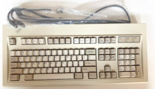 Genuine IBM Model M Spring Keyboard 1391401 w/NEW Keycaps & New Black SDL Cable picture