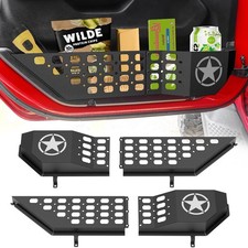 Metal Front Door Storage Box Pockets Fit for Jeep Wrangler,Door Side Insert O... picture