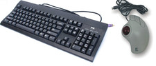 PS/2 Keyboard/Trackball Mouse Combo - Sturdy-Excellent-Help Save Your USB Ports picture