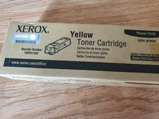 Genuine OEM Xerox 106R01280 Yellow Toner Cartridge Phaser 6130 6130N NEW picture