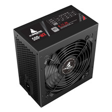 Gaming PC Power Supply Unit Iceberg 500-WX 500W 80 plus white PCIe 6+2 SATA picture