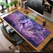 Mewtwo Storm Mouse Pad, Pokémon Gaming Desk Mat Accessories picture