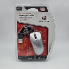 TARGUS Retractable Ultra-Portable Notebook / Laptops Mouse PAUM01U  Sealed picture