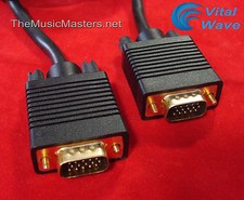 15' ft VGA SVGA Cable M-M PC Video Monitor Projector Display HQ Cord Wire VWLTW picture
