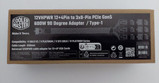 Cooler Master 650mm 90° 12VHPWR 12+4 Pin TYPE-1 Cable Adapter CMA-NFPC16XXBK1-GL picture