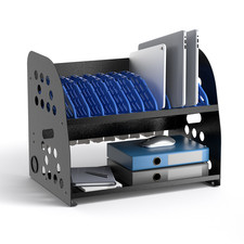 10 Devices Charging Station for Chromebook, Laptop & Tablet Storage Rack picture