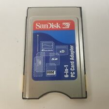 Sandisk 6-in-1 PCMCIA Memory Card Adapter | SD SDHC XD | USED | Apple, Windows picture