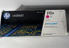 Genuine HP 212A Magenta Toner Cartridge W2123A M554 M555 MFP M578 Open Box picture
