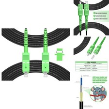 Fibergaga Outdoor OS2 SCA to SCA Fiber Optic Cable Single Mode 100M picture