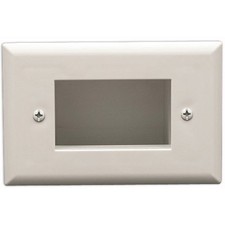 Datacomm Electronics 45-0009-WH Easy Mount Recessed Low Voltage Cable Plate S... picture
