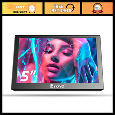 5 Inch 800x480 Portable Industrial Monitor, HDMI VGA, Built-in Speaker, Compact picture