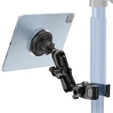 Magnetic Tablet Holder for Mic Stand, 360° Adjustable Microphone Music Stand picture